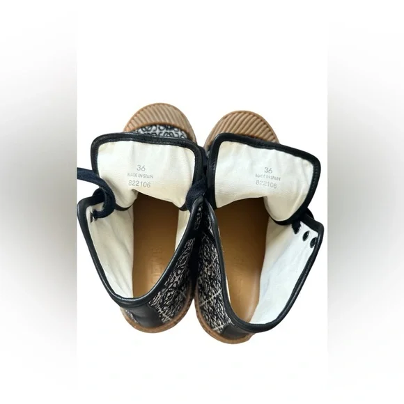 Loewe Canvas embroidered high top sneakers - Picture 8 of 8